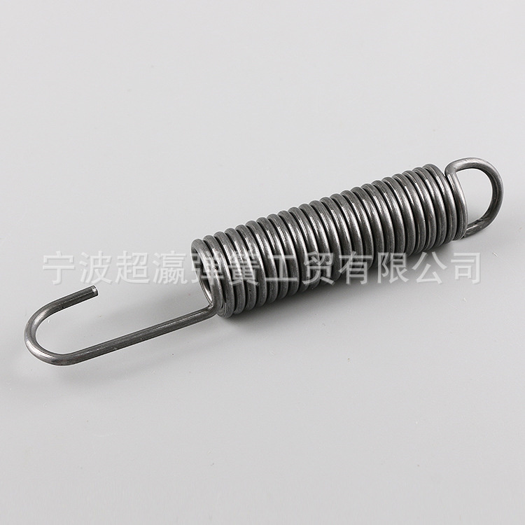 Helical extension spring na may singsing at kawit