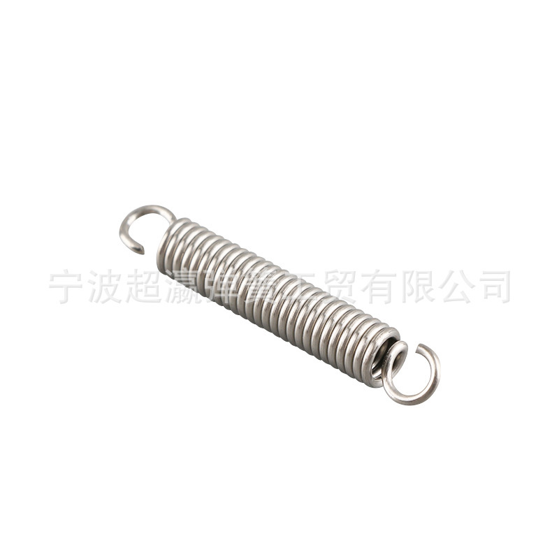 Hindi kinakalawang na asero double ring hook cylindrical pull-back spring