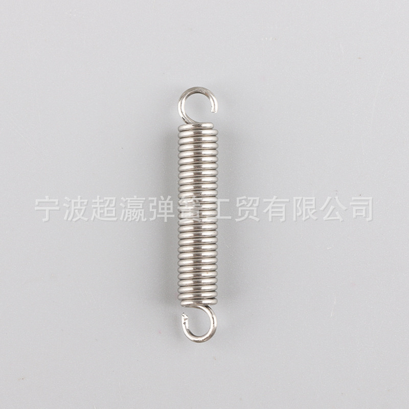 Hindi kinakalawang na asero double ring hook cylindrical pull-back spring