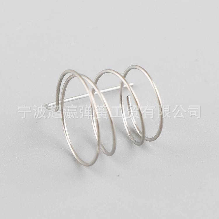 Hindi kinakalawang na asero spiral baterya presyon plate spring